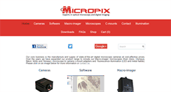 Desktop Screenshot of micropix.co.uk