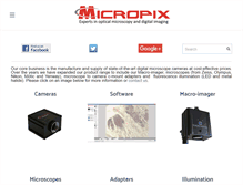 Tablet Screenshot of micropix.co.uk